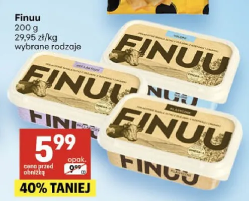 Miks tłuszczowy Finuu Solone promocja w Delikatesy Centrum
