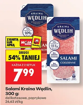 Salami paprykowe promocja w Biedronka