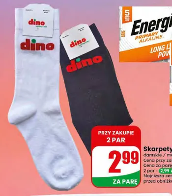 Skarpety męskie Dino promocja w Dino