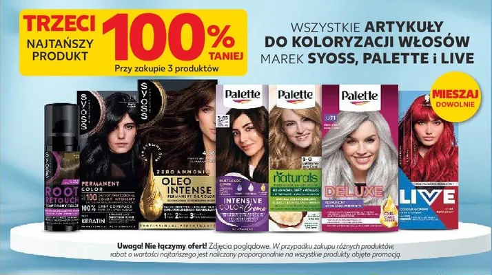 Farba do włosów Palette Deluxe promocja w Kaufland