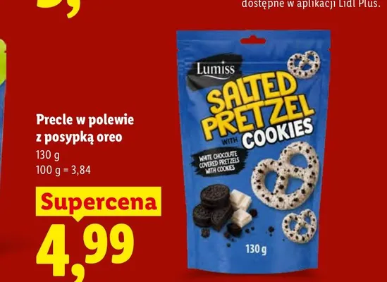 Precle w polewie z posypką oreo Lumiss promocja w Lidl
