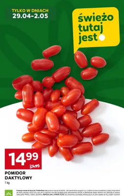 Pomidor daktylowy promocja w Stokrotka