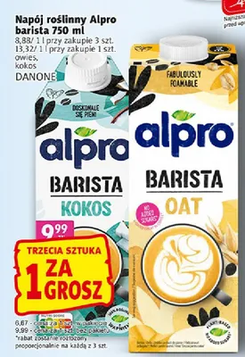 Napój owsiany Alpro Barista Oat promocja w Prim Market