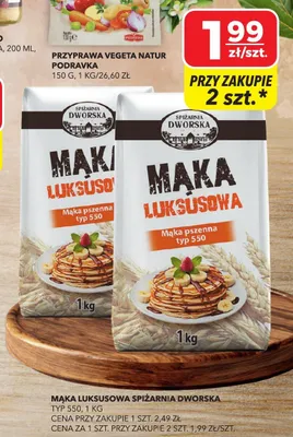 Mąka luksusowa typ 550 Spiżarnia Dworska promocja w Top Market