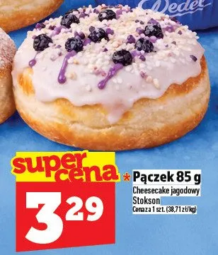 Pączek 85 g Cheesecake jagodowy promocja w TOPAZ