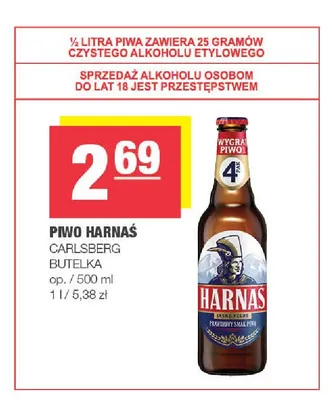 Piwo Harnaś promocja w SPAR