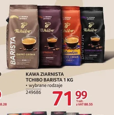 Kawa ziarnista Tchibo Barista Espresso promocja w Selgros