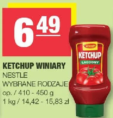 Ketchup Winiary Nestle promocja w SPAR