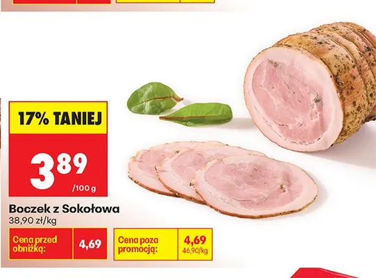 Boczek z Sokołowa promocja w Biedronka