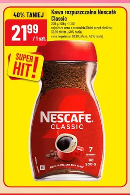 Kawa rozpuszczalna Nescafé Classic promocja w POLOmarket