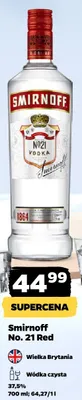 Wódka czysta Smirnoff No. 21 Red 37,5% promocja w Netto