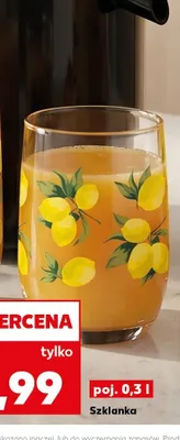 Szklanka 0,3 l promocja w Kaufland