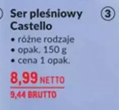 Ser pleśniowy Castello różne rodzaje promocja w Makro
