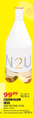 Woda toaletowa Calvin Klein IN2U promocja w Drogerie Natura