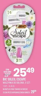 Maszynka BIC SOLEIL ESCAPE Maszynka do golenia, 3 szt. promocja w Drogerie Natura