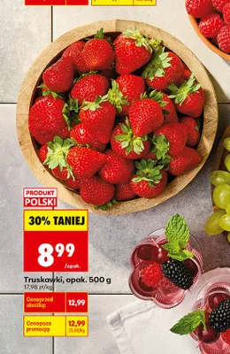 Truskawki promocja w Biedronka