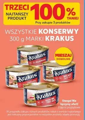 Konserwa Krakus Szynka Luksusowa promocja w Kaufland