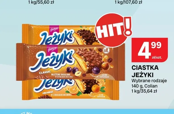 Ciastka Jeżyki promocja w Chorten