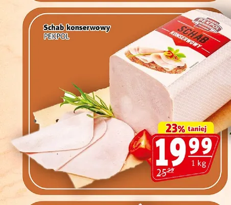 Schab konserwowy Pekpol promocja w Prim Market