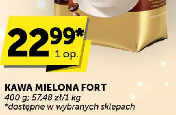 Kawa mielona Fort promocja w Euro Sklep
