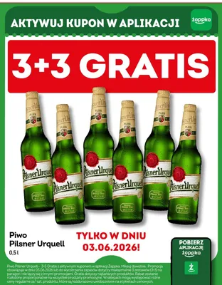 Piwo Pilsner Urquell promocja w Żabka
