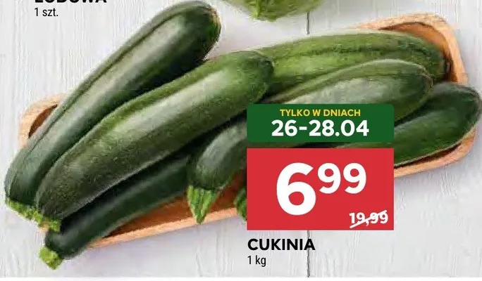Cukinia promocja w Stokrotka