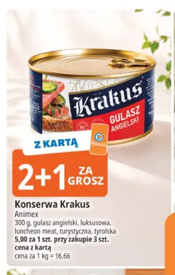 Konserwa Krakus turystyczna promocja w Leclerc