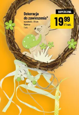 Dekoracja do zawieszenia wysokość 70 cm promocja w POLOmarket