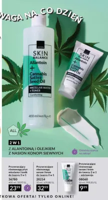Serum i krem do twarzy 2 w 1 Avon SK!N Balance przywracające równowagę miniwersja promocja w AVON