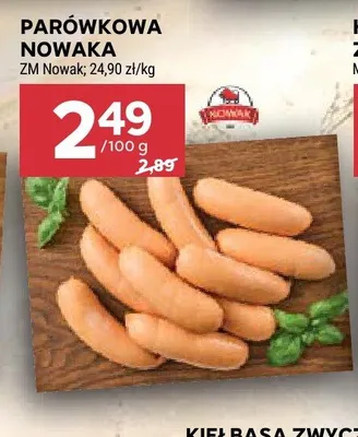 Parówkowa Nowaka ZM Nowak promocja w Stokrotka