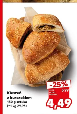 Kieszeń z kurczakiem promocja w Kaufland
