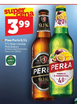 Piwo Perła Mocne 9,1% promocja w TOPAZ