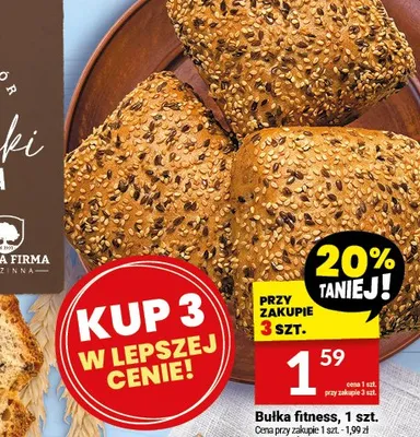Bułka fitness Białecki promocja w Twój Market