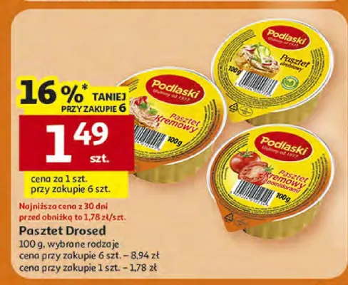 Pasztet Drosed promocja w Auchan