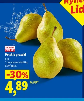 Polskie gruszki promocja w Lidl