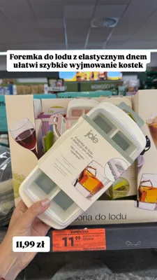 Foremka do lodu Joie z elastycznym dnem promocja w Biedronka
