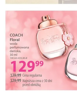 Woda perfumowana damska Coach Floral promocja w Hebe