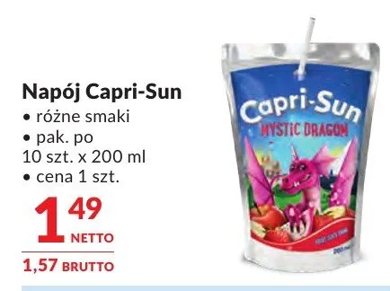 Napój Capri-Sun promocja w Makro