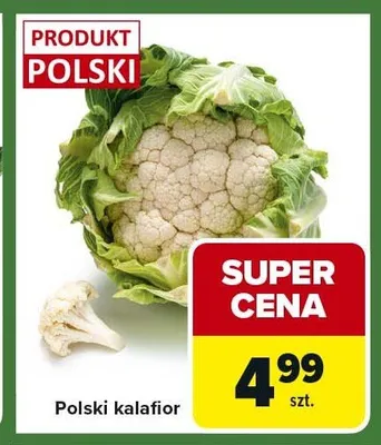 Polski kalafior promocja w Carrefour Express