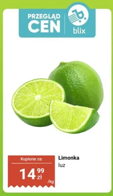 Limonka luz promocja w Dino