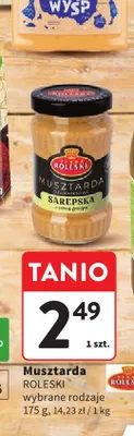 Musztarda sarepska Roleski promocja w Intermarche
