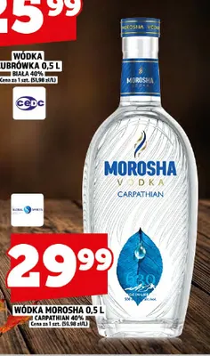 Wódka Morosha Carpathian promocja w TOPAZ