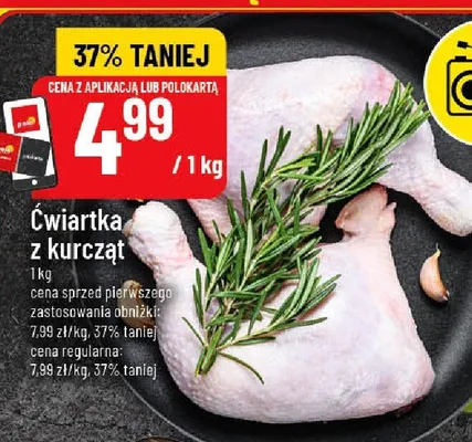 Ćwiartka z kurczą promocja w POLOmarket