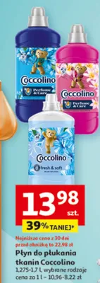 Płyn do płukania tkanin Coccolino promocja w Auchan