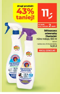 Odtłuszczacz uniwersalny Chanteclair Con Bicarbonato promocja w Dealz