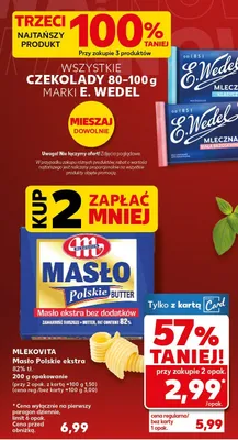 Czekolada mleczna z nadzieniem z kremu brzoskwiniowego 80-100g promocja w Kaufland