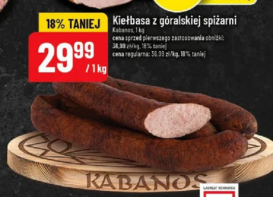 Kiełbasa z góralskiej spiżarni promocja w POLOmarket