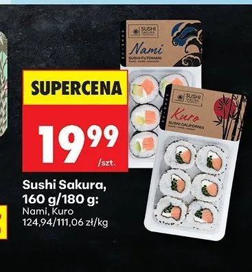 Sushi Sakura Kuro promocja w Biedronka