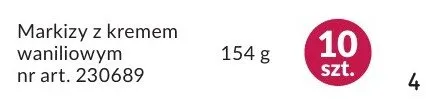 Markizy z kremem waniliowym promocja w Makro