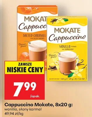 Napój kawowy w proszku - Cappuccino waniliowe promocja w Biedronka